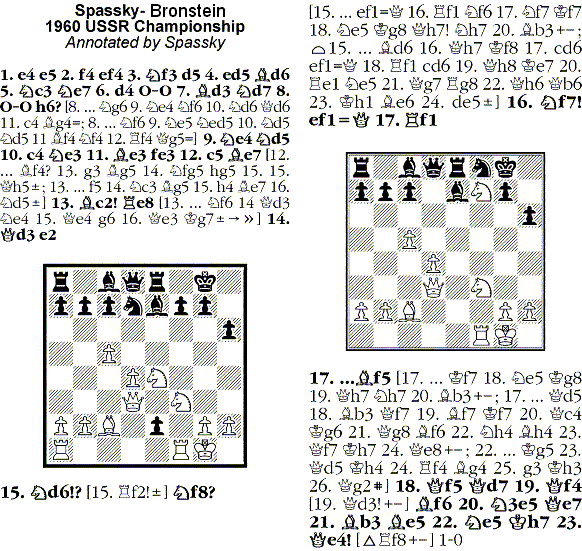 Spassky chess game